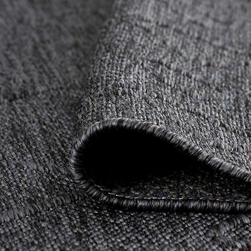 Miniatura 7 de Alfombra de área lavable a máquina y antideslizante de 5 x 7 pulgadas, alfombras modernas para sala de estar, dormitorio, comedor o entrada, gris