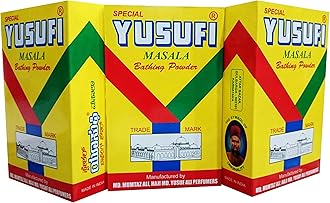 Yusufi Masala Herbal Bathing Powder - Pack of 3 - Each Box 100 gm