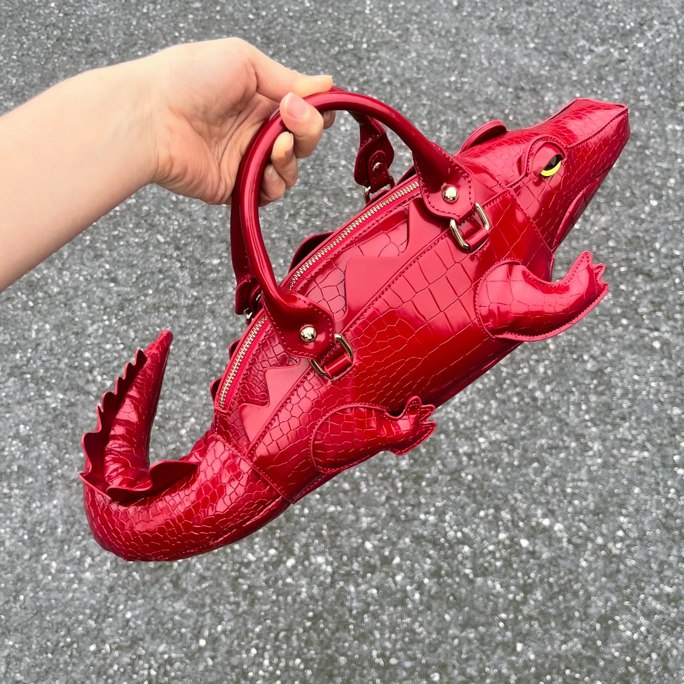 Purses and handbag luxury Designer Women's bag Purse pu leather handmade handbags funny Shape Shoulder bag image 2