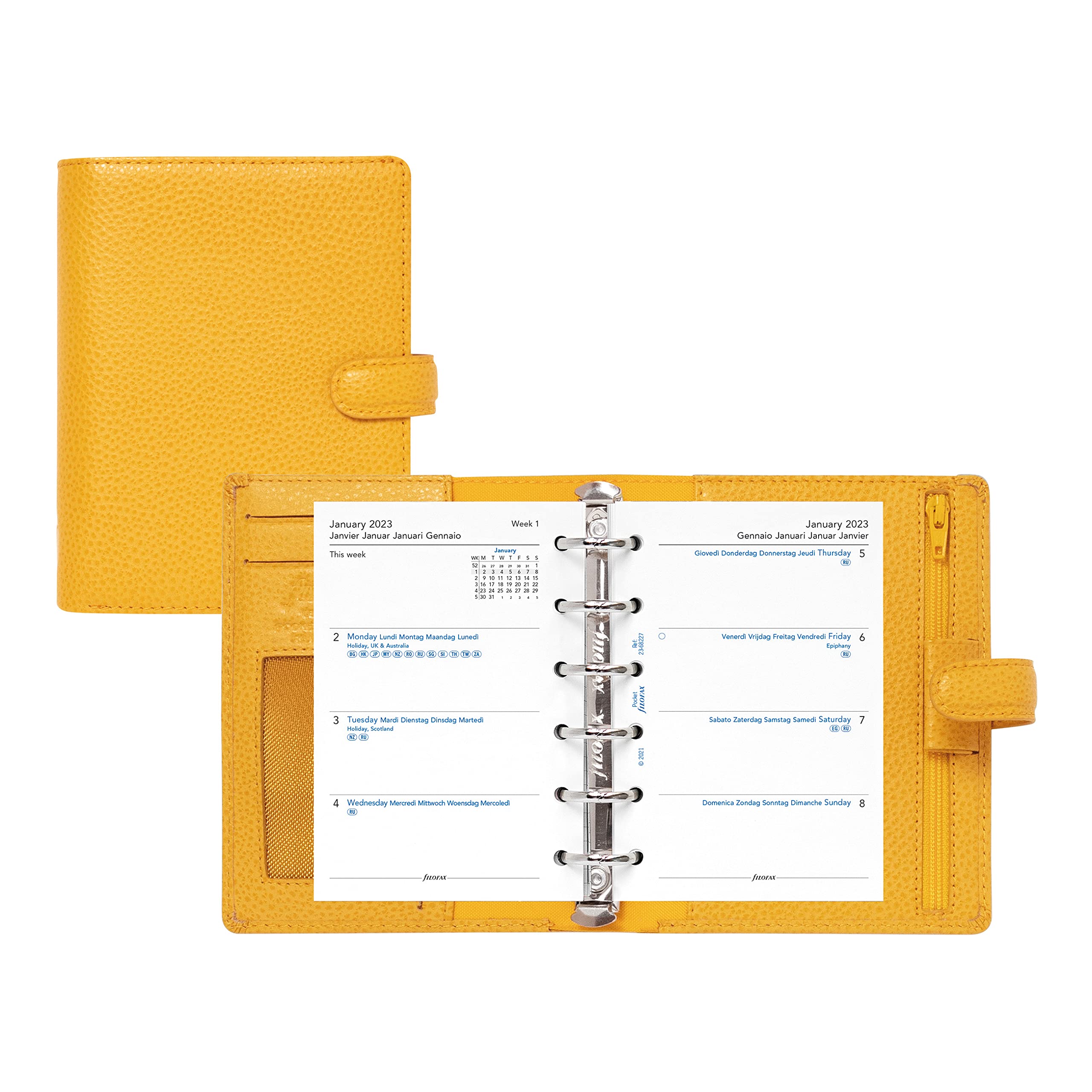 Filofax Personal Inserts Aazon.co : Filofax Finsbury Organizer, Pocket Size, Aqua Personal Organizer With Card Pockets - View #2