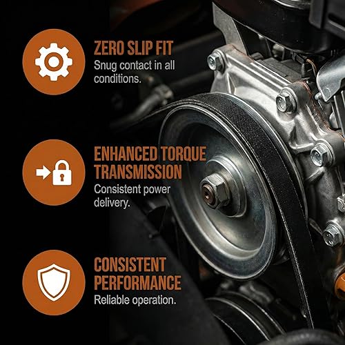 Miniatura 3 de (3L-34) 954-04259A Correa de transmisión de cortacésped para MTD Cub Cadet Troy Bilt 754-04259 754-04259A 954-04259 SC 700 SP21 TB200 autopropulsado