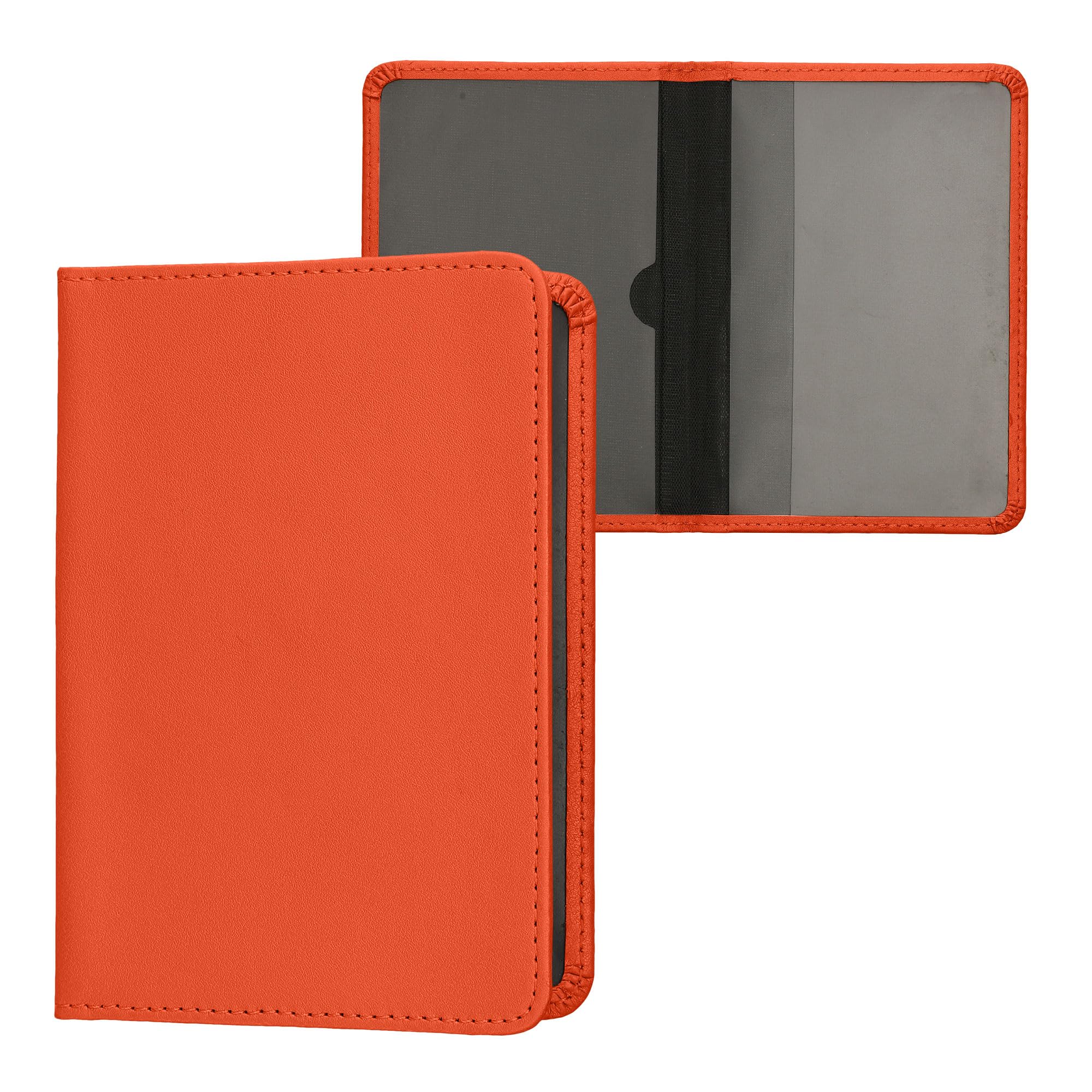kwmobile Uchwyt rejestracyjny i ubezpieczeniowy – uchwyt na dokumenty i karty pojazdu – skóra PU, 4.7" x 6.9" (open), 3.6" x 5.1" (folded), Nowoczesny