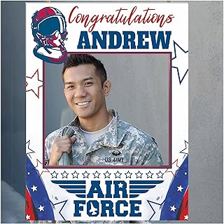 Air Force Graduation Photobooth, Air Force Gifts Air Force Congratulations Frame, Air Force Party Supplies, Graduation Photo Props, Graduation Decor, Custom Photo Booth Size 36x24, 48x36