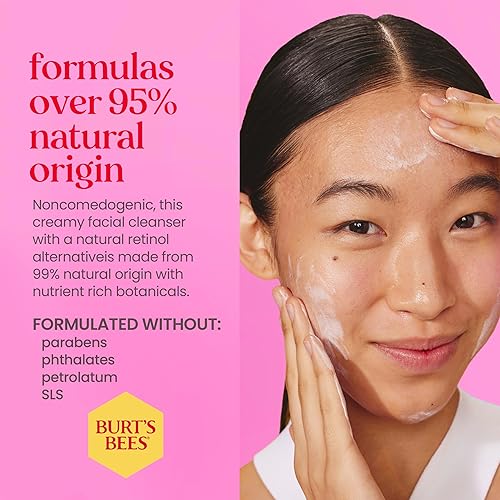 Miniatura 6 de Burt's Bees Limpiador refinador renovador con alternativa de retinol natural Bakuchiol, 6 onzas (el paquete puede variar)