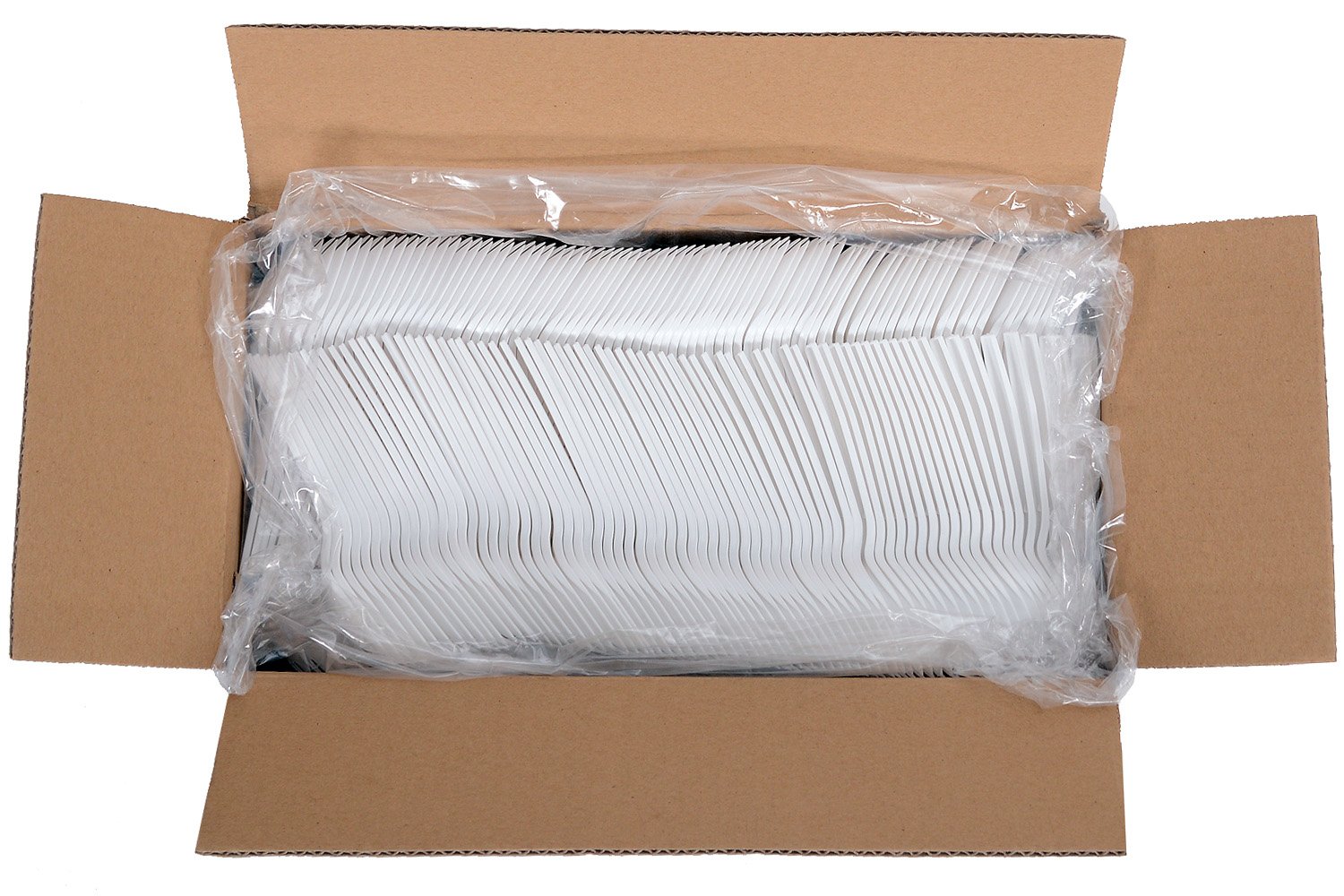 DaxwellPlastic Sporks, Medium Weight Polypropylene (PP), White, A10001391 (Case of 1,000)