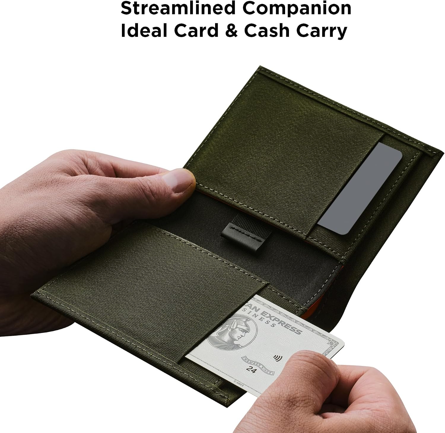 ALPAKA Ark Bifold Cash Wallet - Minimalist Front Pocket Wallet for Men Daily Use,Magnetic Closure for Security