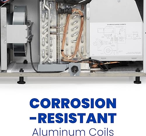 Miniatura 15 de AprilAire Deshumidificador E070 para sótano y espacio de rastreo - Deshumidificador comercial de alta capacidad de 70 pintas para hogares de hasta
