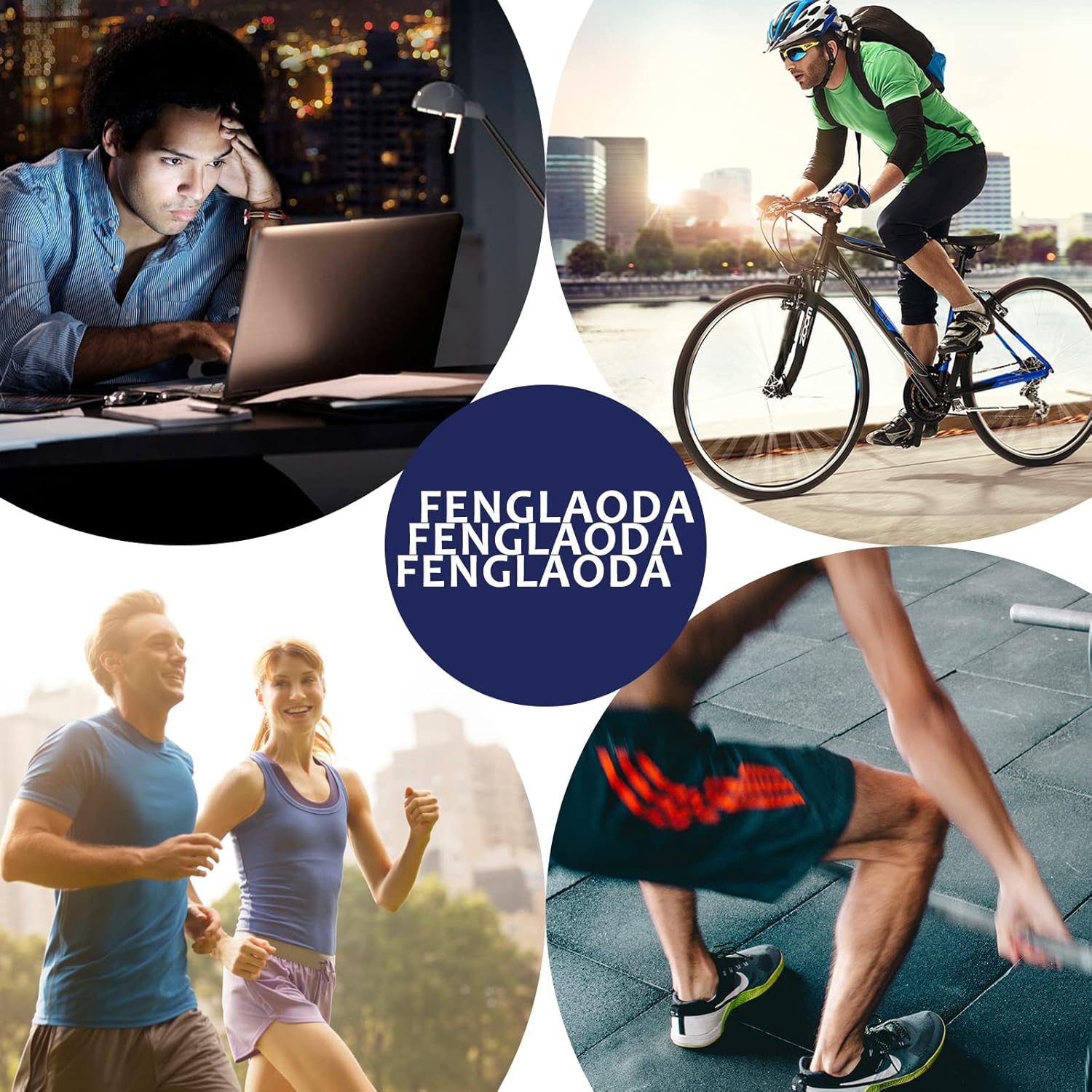 fenglaoda 8 Pairs Compression Socks for Men & Women 20-30 mmHg Knee High Nurse Pregnant Running Medical and Travel Athletic : Clothing, Shoes & Jewelry
