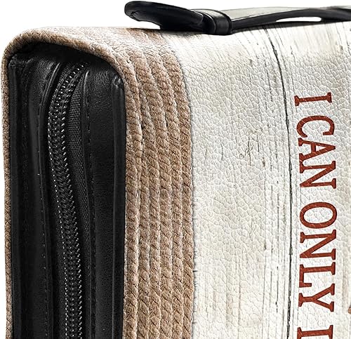 Miniatura 4 de GodlyBible - Funda de cuero personalizada para la Biblia, regalos cristianos para mujeres, hombres, regalos religiosos motivacionales, fe, fe, solo