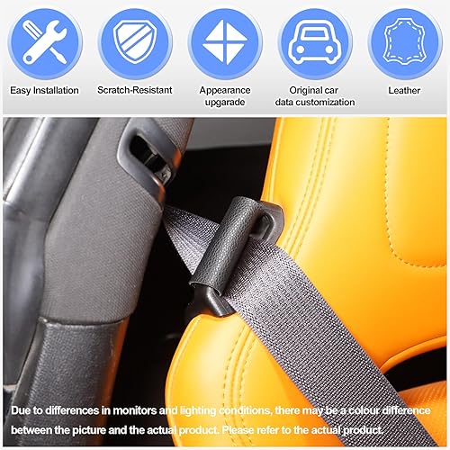 Miniatura 3 de Clips de sujeción para cinturón de seguridad para Chevrolet Corvette C7 C8 2014-2024, accesorios para guía de cinturón de seguridad, clips de