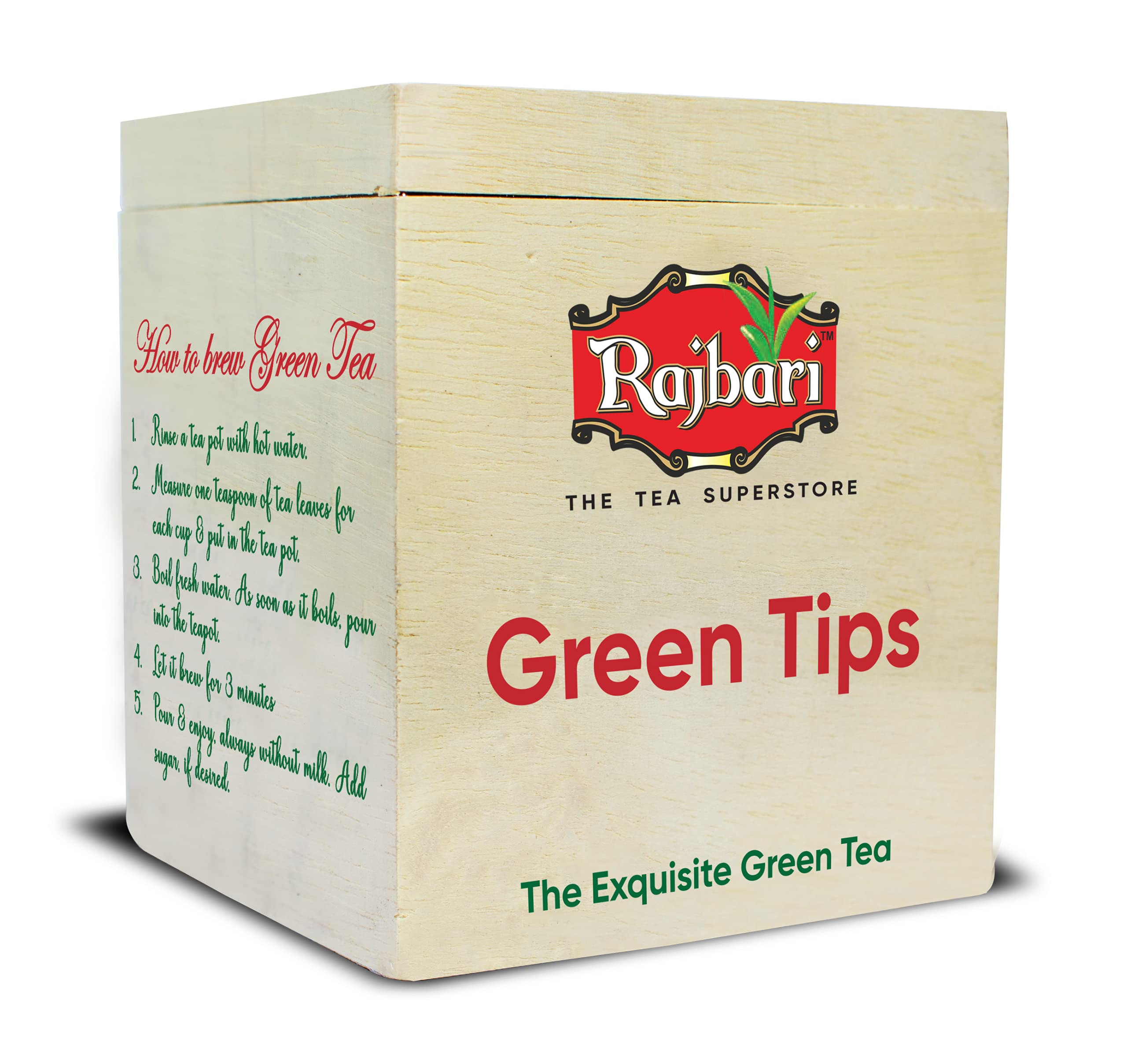 Rajbari Green Tips | 100% Pure & Natural | Immunity Booster & Weight Reducer | Rich in Antioxidants |100g