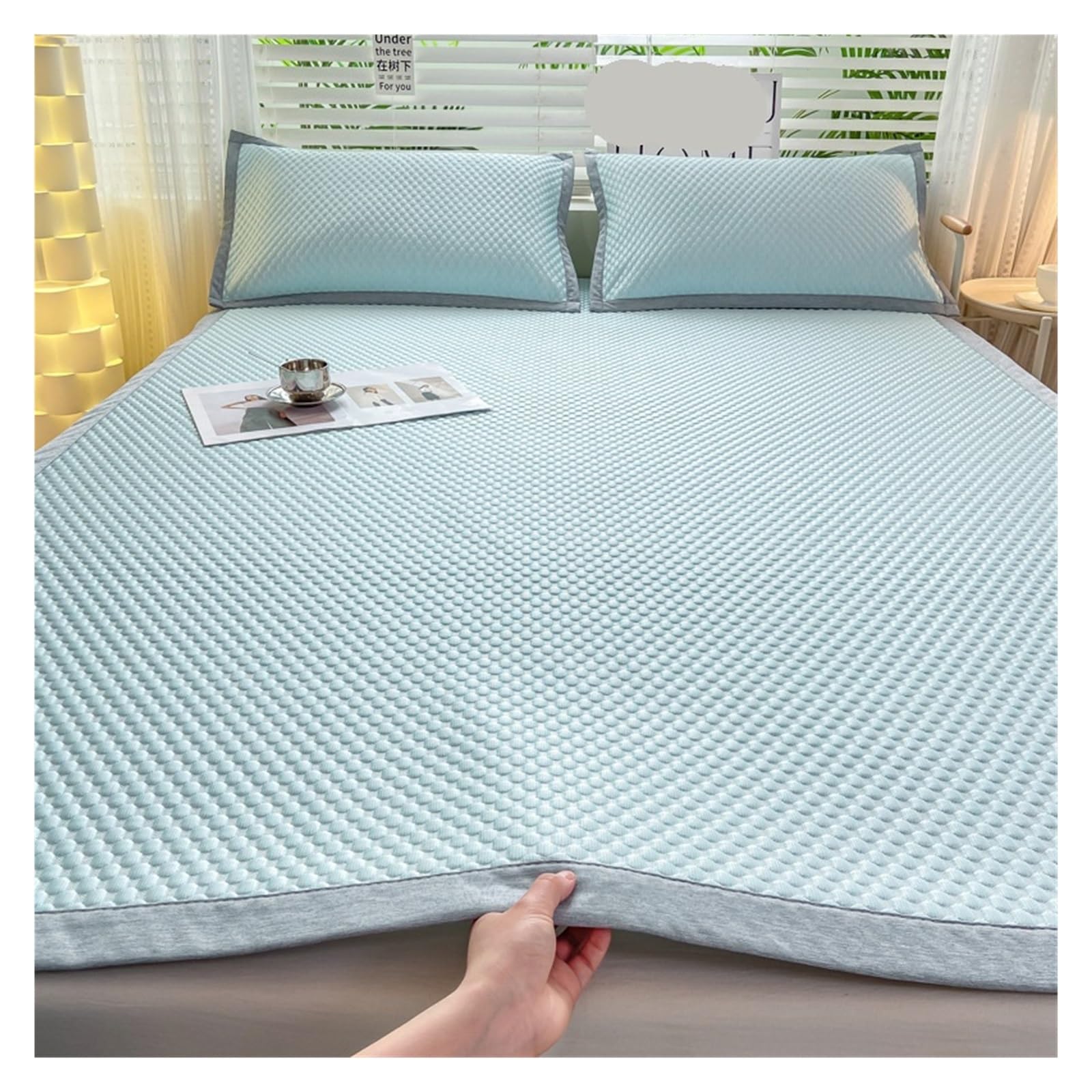 Ensemble de draps en soie au toucher frais et respirant pour lit douillet