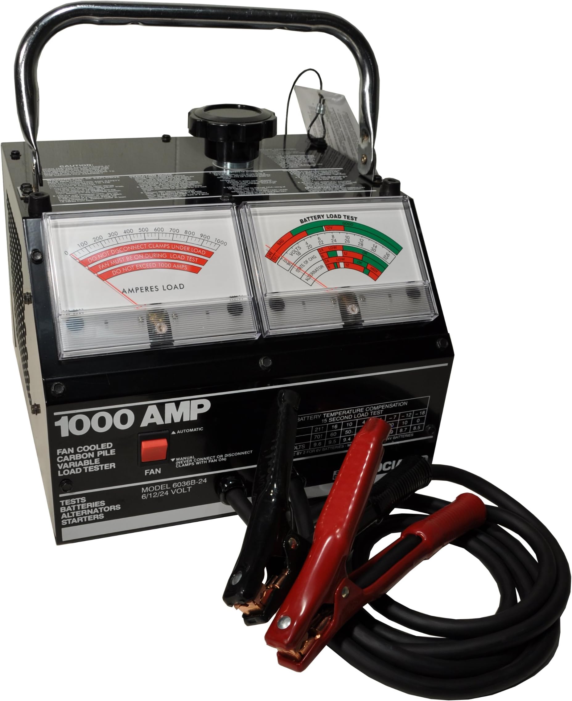 Associated Equipment 6036B-24 6/12/24V 1000 Amp Carbon Pile Load Tester