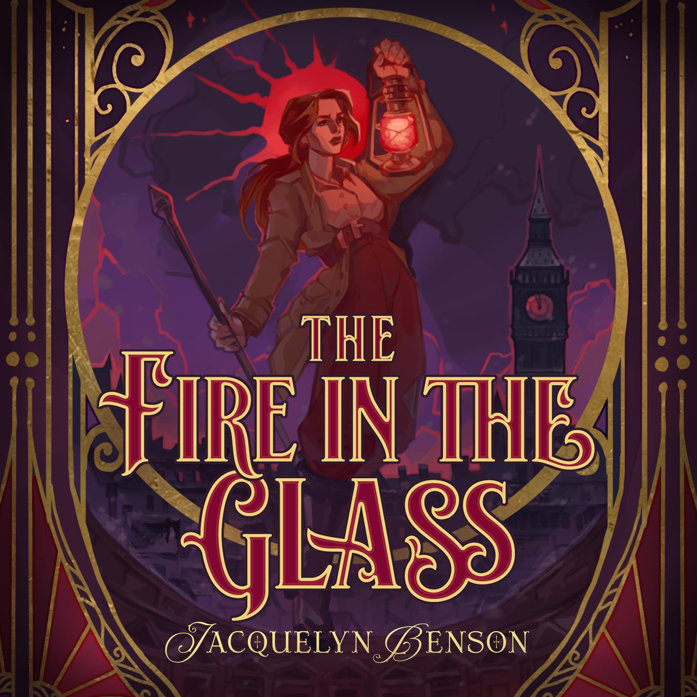 Cover art for The Fire in the Glass