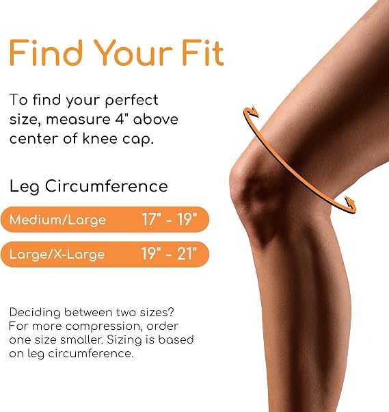 Brownmed IMAK Copper Infused Compression Knee Sleeve, Joint Support, Large