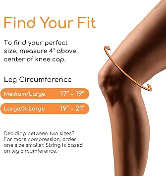 Brownmed IMAK Copper Infused Compression Knee Sleeve, Joint Support, Large