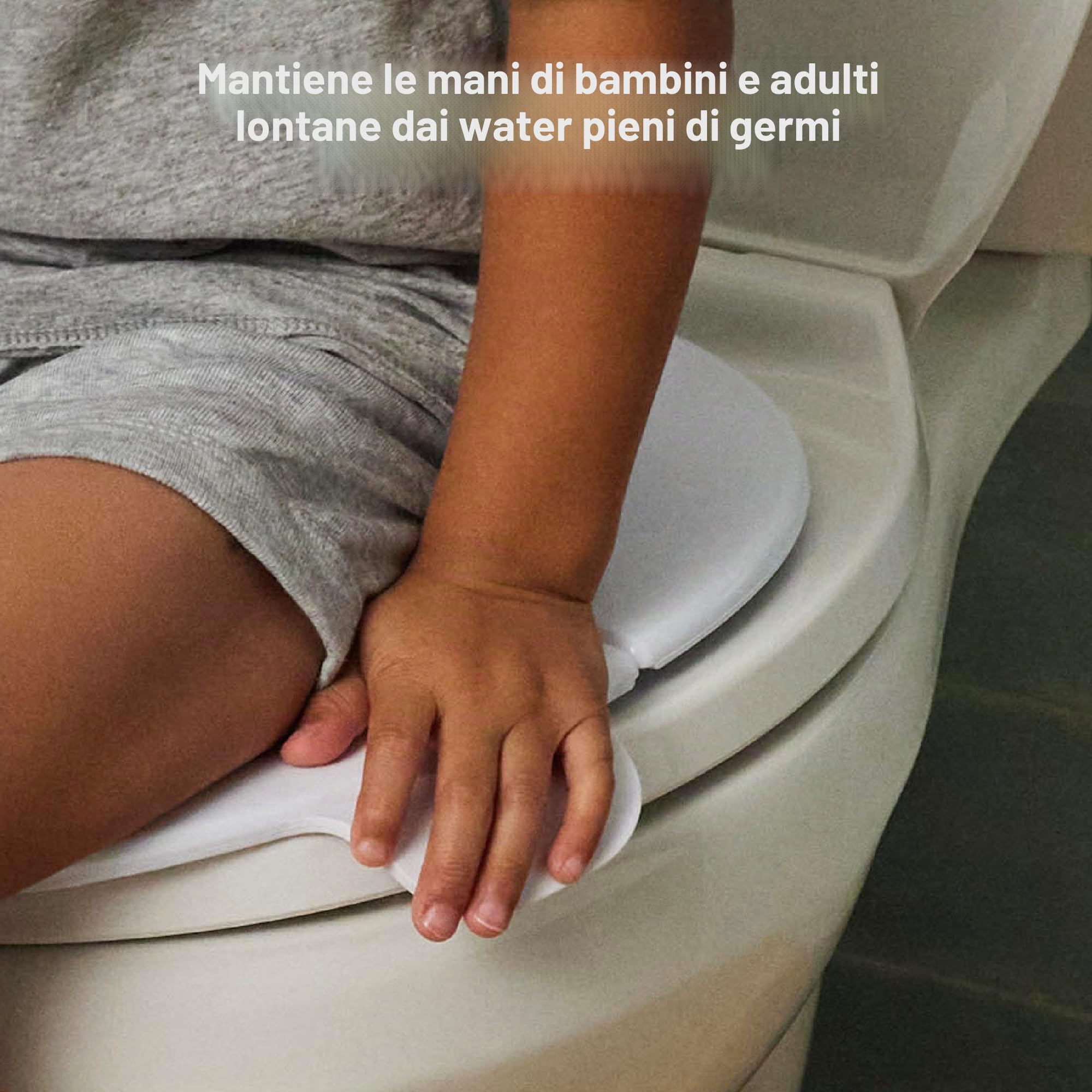 Frida Baby Vasino portatile pieghevole per WC, sedile da viaggio pieghevole per bambini, adatto per WC rotondi e ovali, base antiscivolo, maniglie, borsa da viaggio inclusa