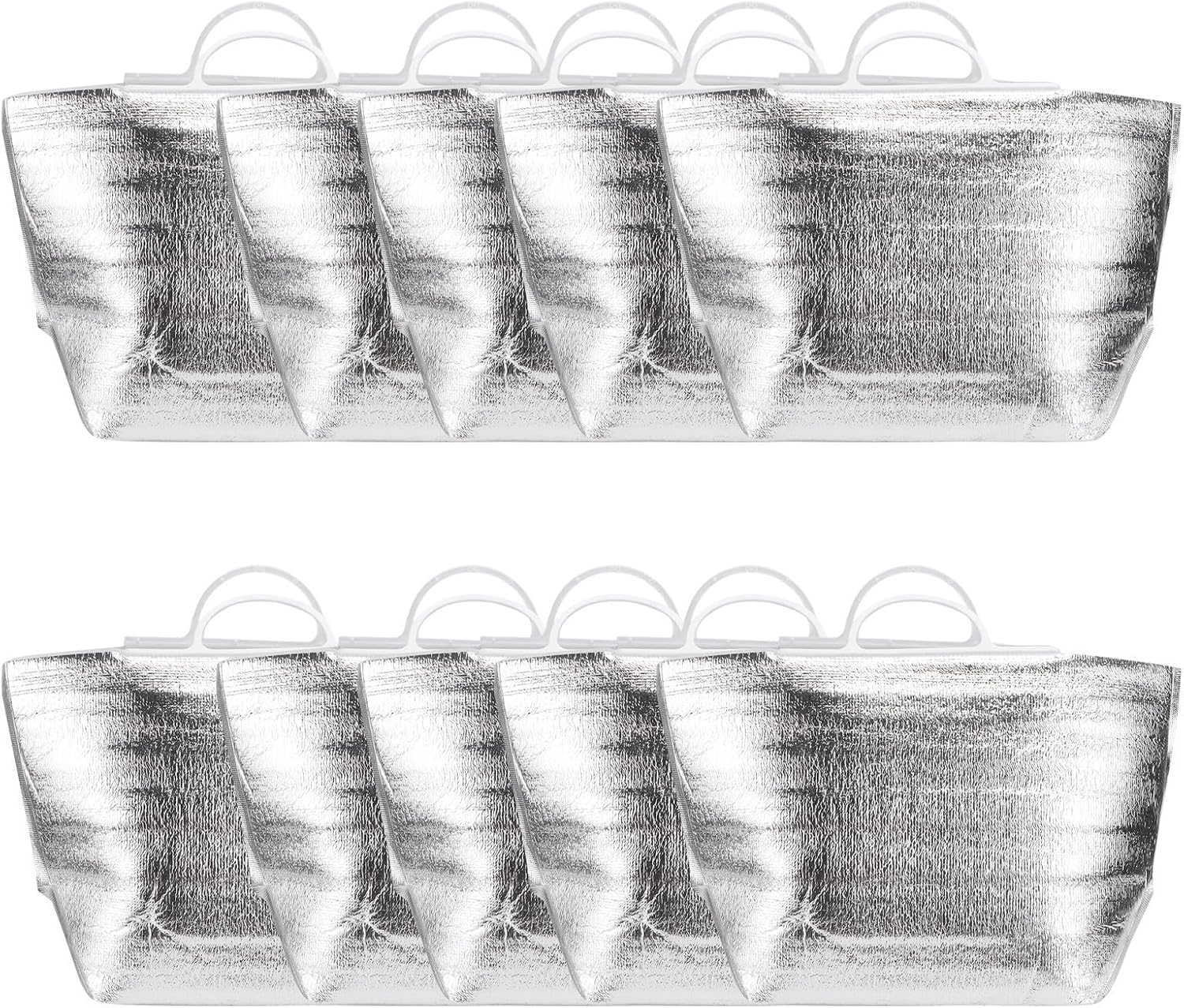 FRCOLOR Aluminium Disposable Food Storage Bag 10pcs Heat Preservation