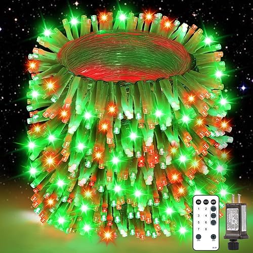 Miniatura 13 de Guirnalda de luces de Navidad para interiores y exteriores, luces decorativas para árbol de Navidad, luces de hadas parpadeantes con temporizador
