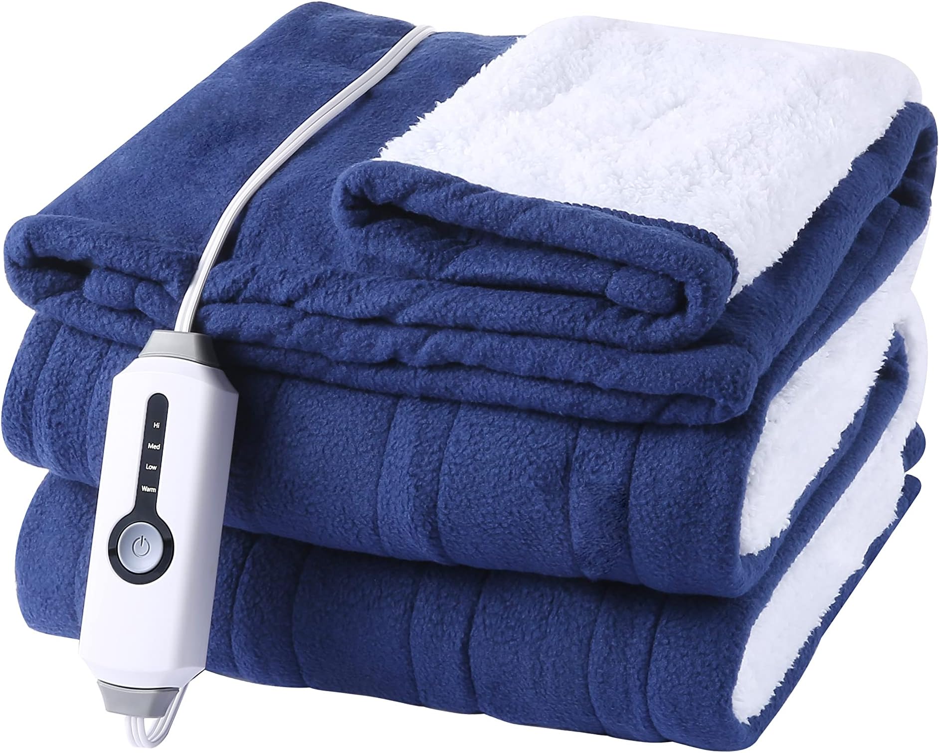 Sunbeam Electric Throw Reversible Imperial Plush with