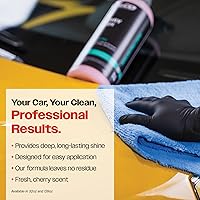 Vista 4 de Malco Cherry Flash - Cera de pasta líquida para autos – Protege y dale brillo a tu vehículo/La forma más fácil de encerar manualmente tu auto/Brillo