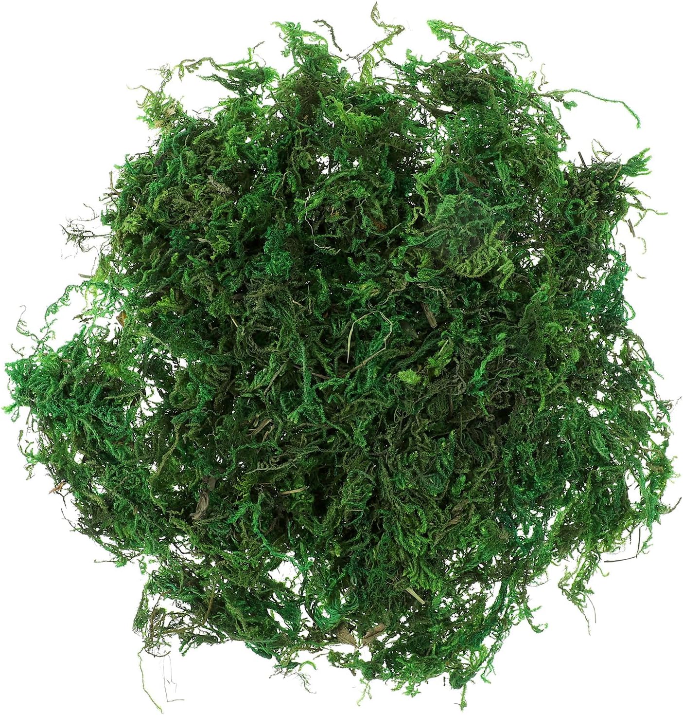 Fake Moss for Plants Decor - 100g/3. 53oz Artificial Green Faux Grass Soil Topper for Planters Terrarium Succulents Orchid Floral Arrangement Garden Patio Craft