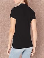 Vista 3 de Nautica Polo de algodón de manga corta con 5 botones para mujer