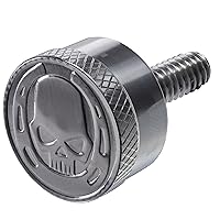 Vista 16 de Fenrir Kit de base de tornillo de asiento de liberación rápida personalizada de acero inoxidable 304 acabado negro para Harley Davidson 1997-ahora