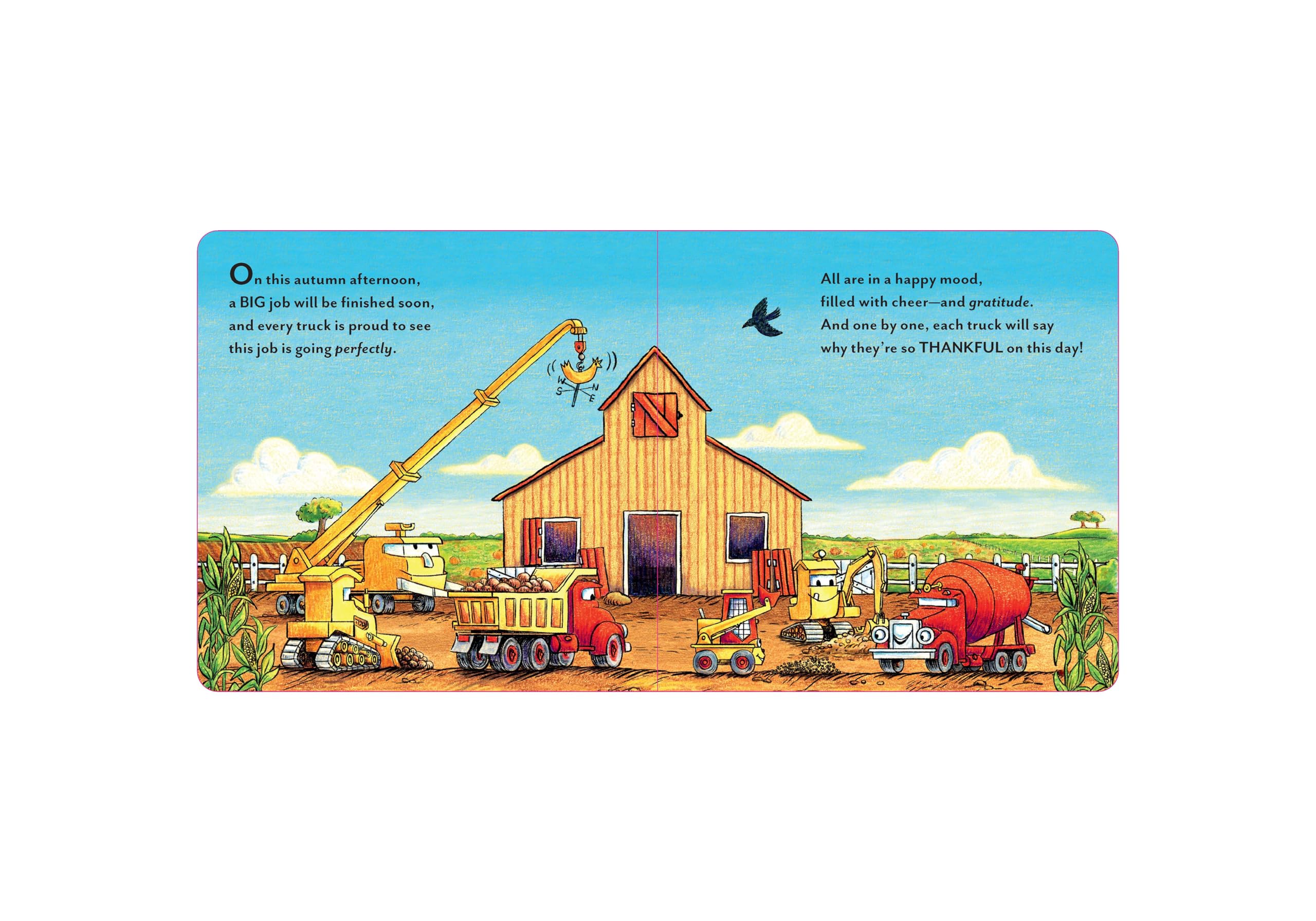 Construction Site A Thankful Night: A Thanksgiving Lift-the-Flap Book (Goodnight Construction Site)