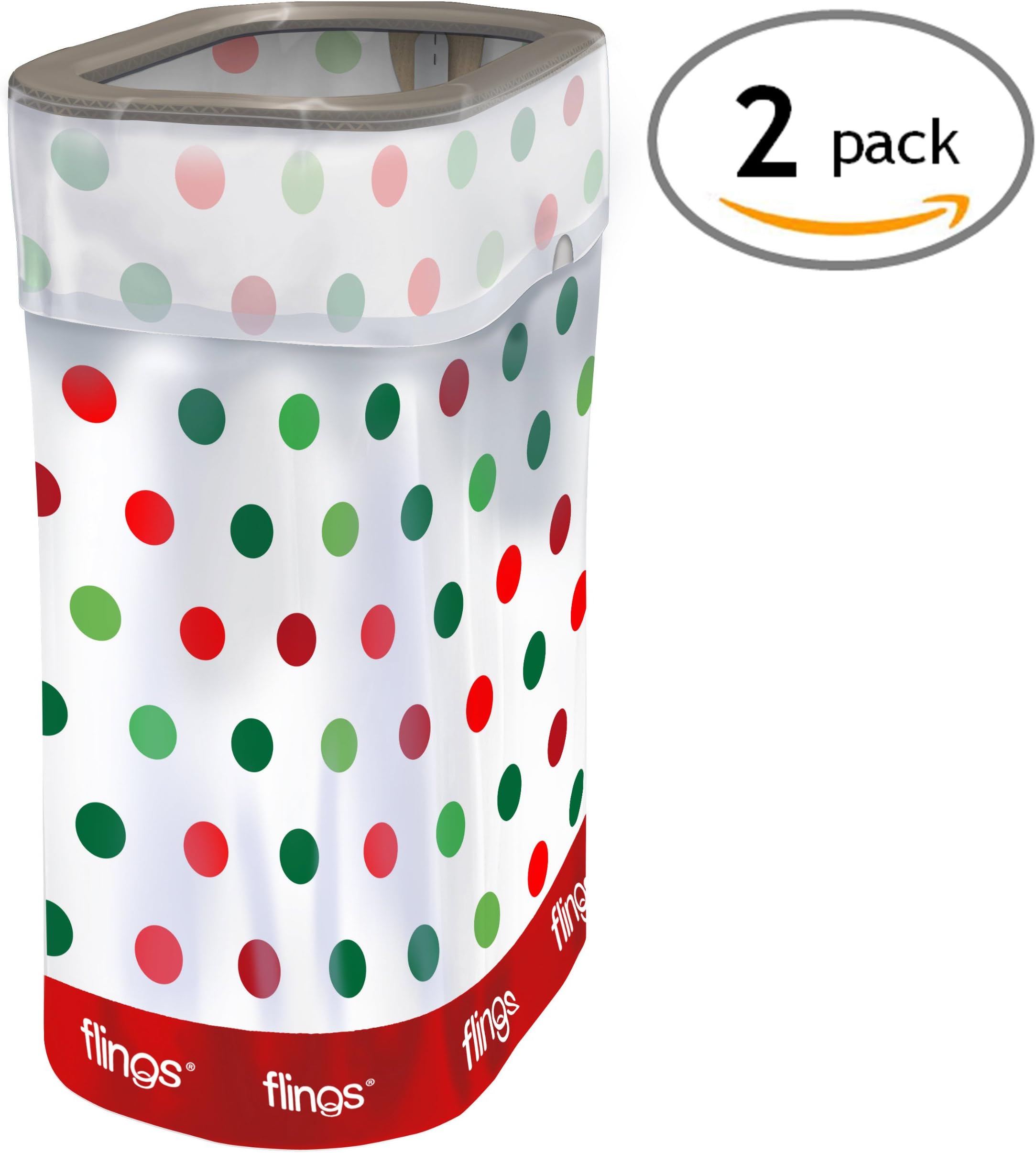 Bins POP UP Holiday Dots - 2-Pack