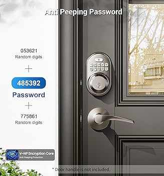 Veise Keyless Entry Door Lock, Electronic Keypad Deadbolt, Keyed