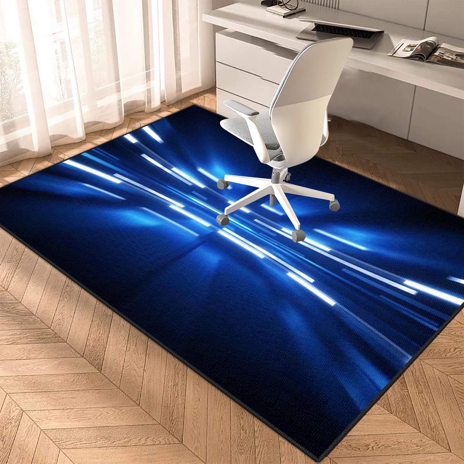 140 x 200 cm Tapis de Protection Antidérapant de Plancher Chaise Gaming