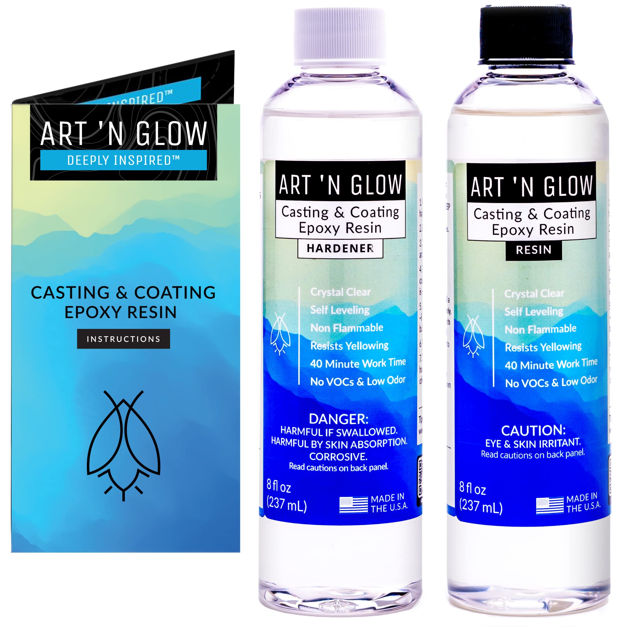 Buy Art ‘N Glow Epoxy Resin for Clear Casting and Coating 16 Ounce
