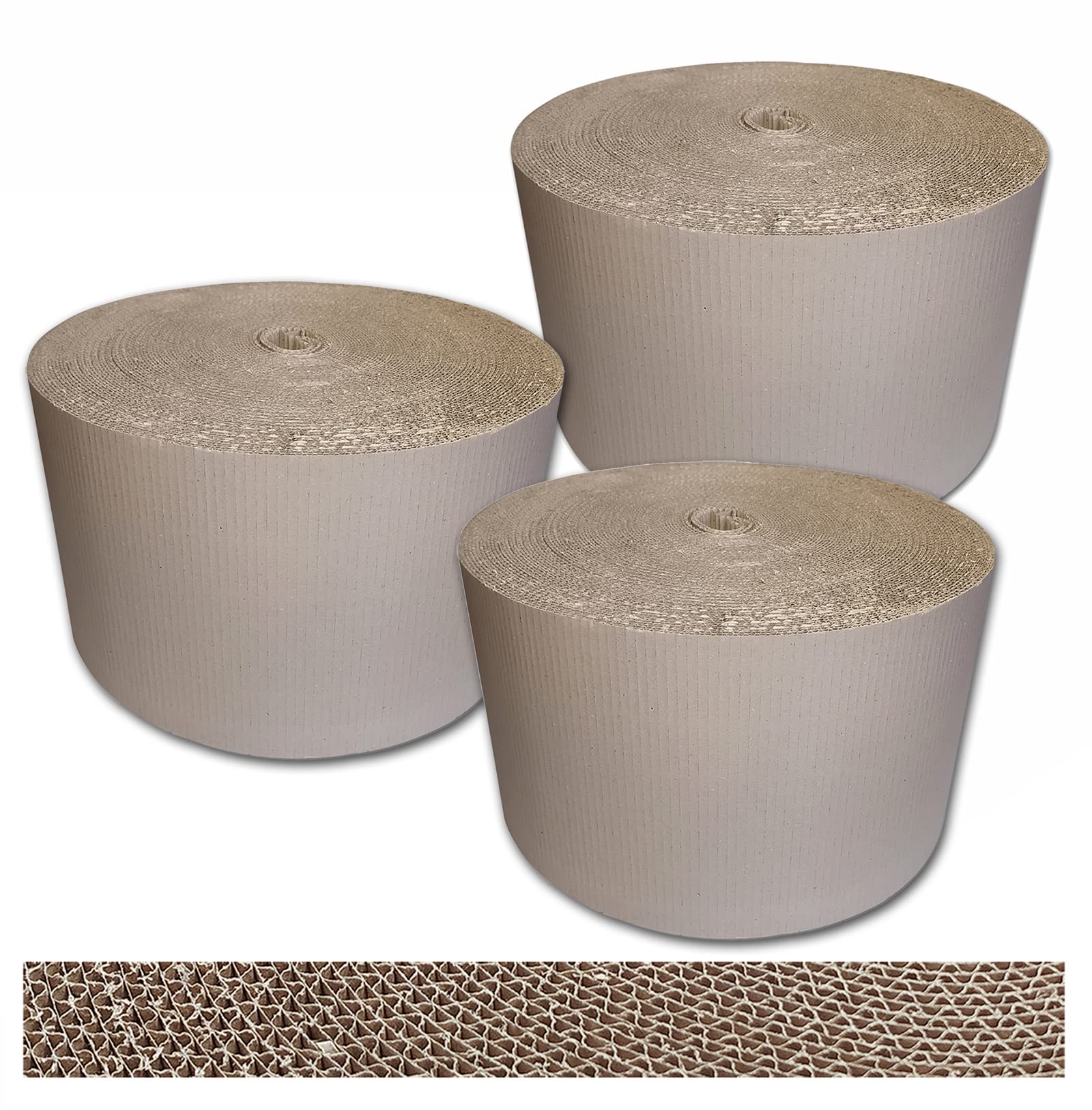 verpacking Cartone ondulato in rotoli 30 cm x 70 m (onda C) | materiale per imballaggio | 3 rotoli