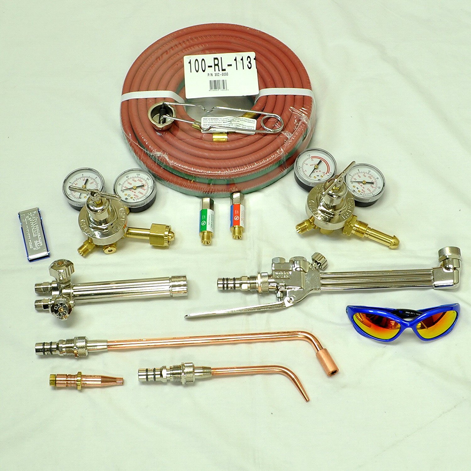 Gas Welding Outfit, SC209, 30-100-540, 30-15-510, Acetylene Fuel, WH200A Torch Handle