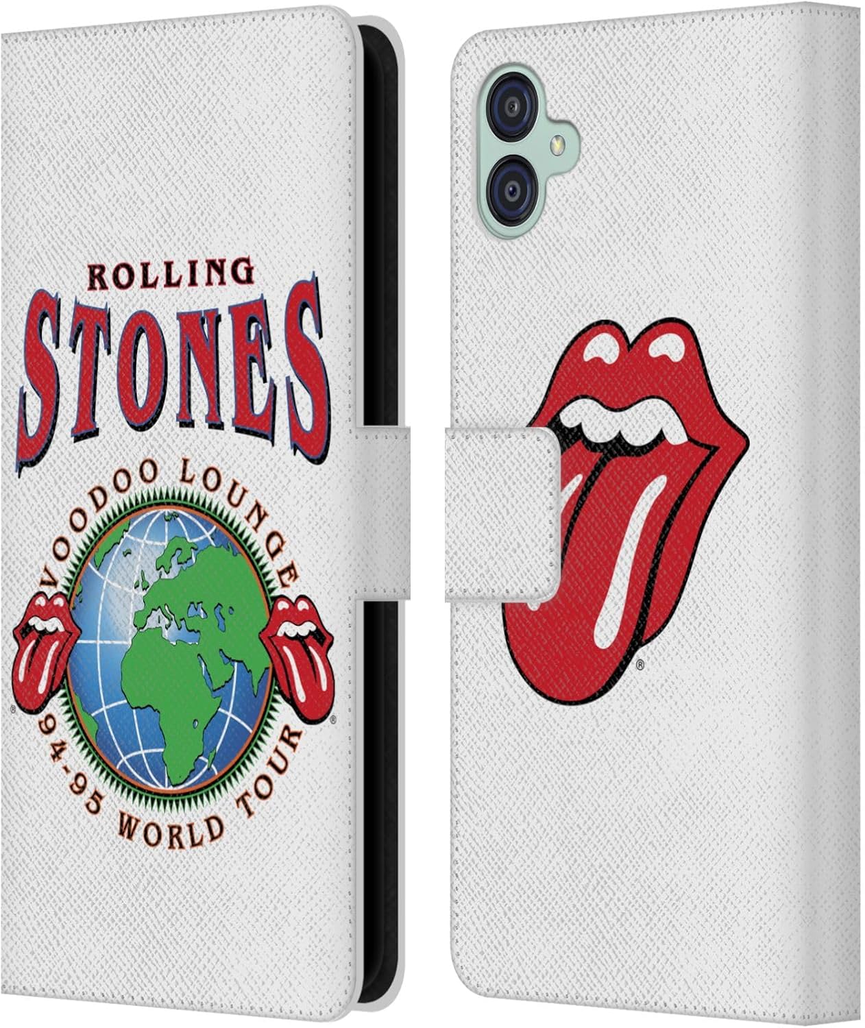 Head Case Designs Officially Licensed The Rolling Stones Voodoo Lounge 1994 Tours Leather Wallet Case Compatible with Samsung Galaxy M04 5G / A04e