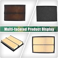 Vista 6 de ALL-CARB Filtro de aire 102-164 de repuesto para Honda 17210-ZJ1-842 GX610 GX620 GX670 GXV610 GXV620 GXV60 17210-ZJ1-841 17218-ZJ1-840