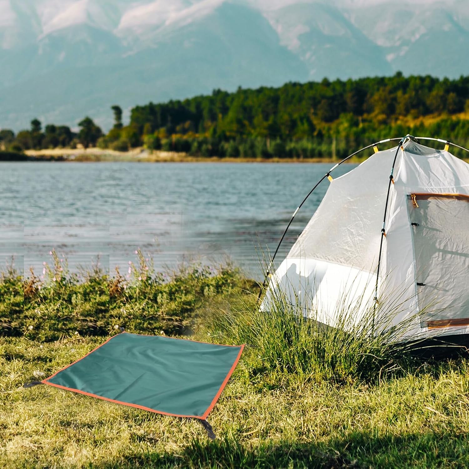 BESPORTBLE Tent Rain Cover Lightweight Camping Tarp Canopy Replacement for Person Outdoor Tent Easy to Install Portable Rain Fly Shelter for Hiking and Emergency Use