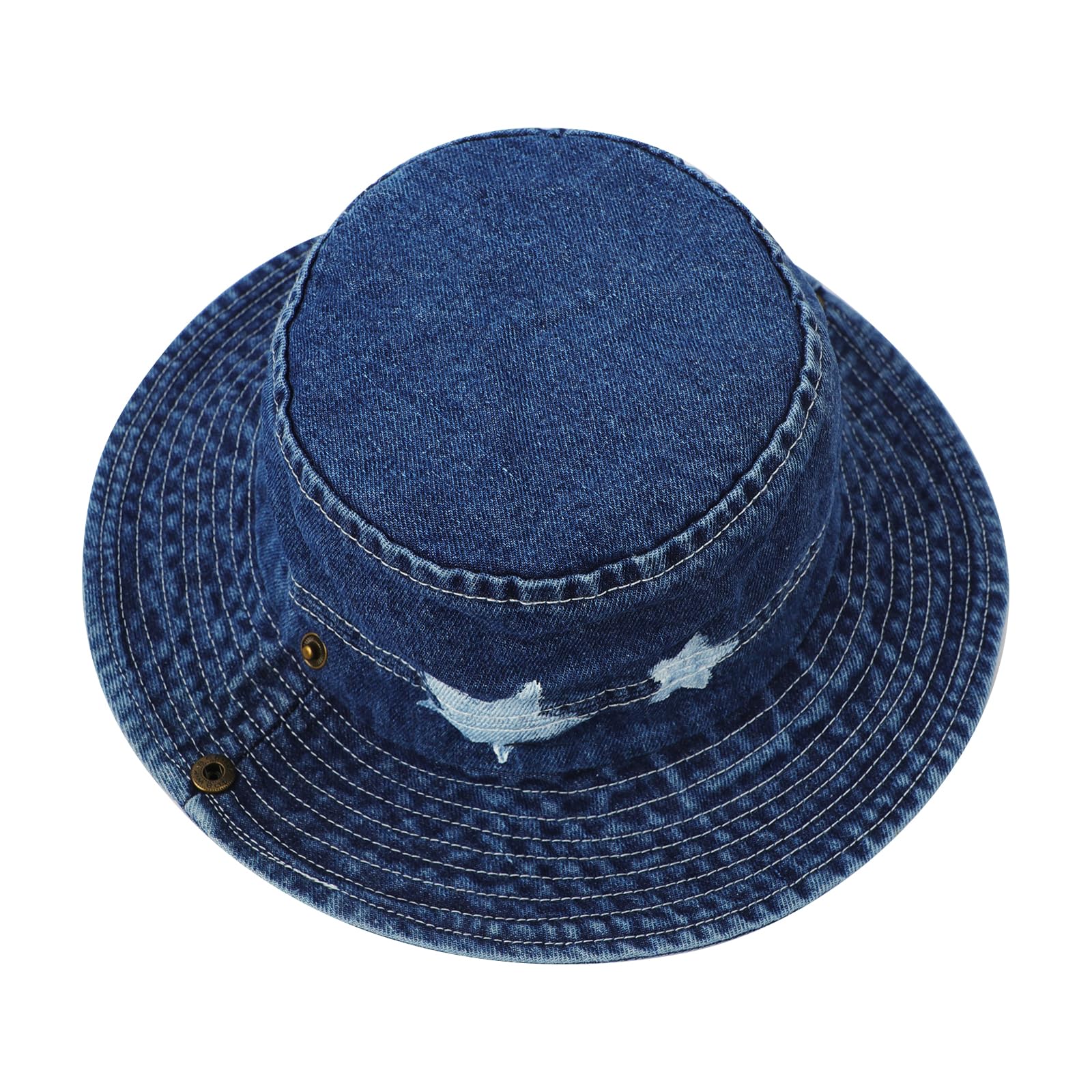 Cowboy-Fischerhut Leichter lagerfähiger Sommerhut Anti-UV breiter Krempe Sonnenhut Outdoor-Golf-Sommer-Sonnenhut Männer und Frauen Universal-Outdoor-Camping-Sonne Wanderhut
