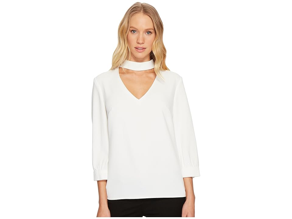 

Trina Turk Opal Top (Whitewash) Women's Clothing