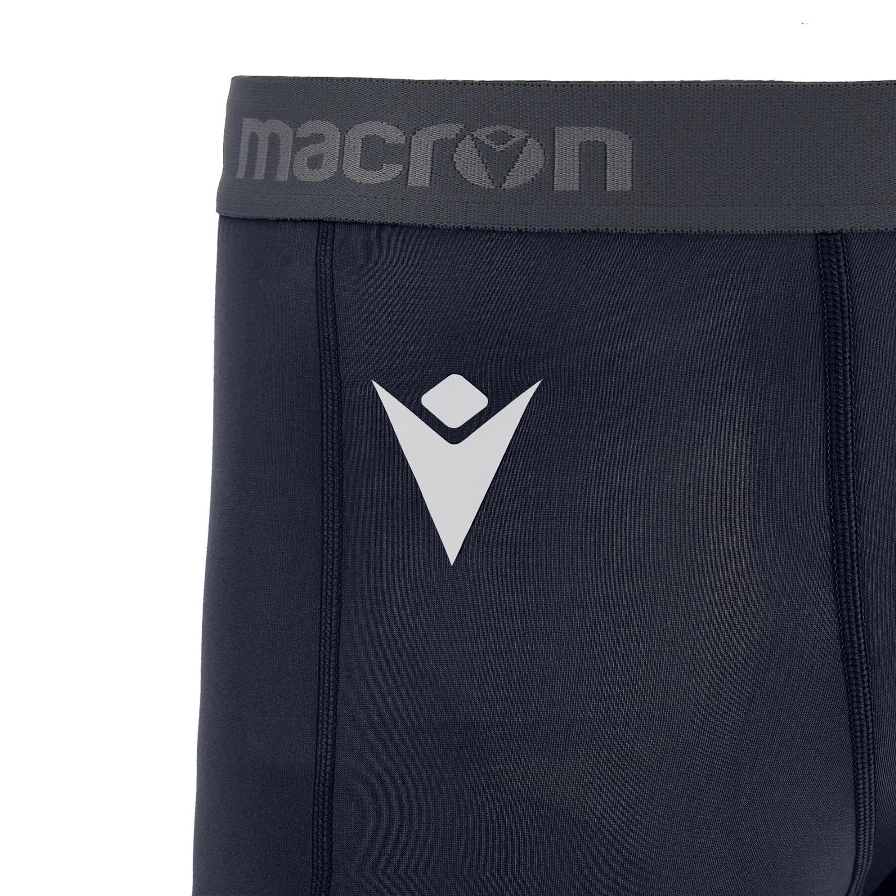 Macron Bermuda Scaldamuscoli Oak Calcio Sport Blue Navy