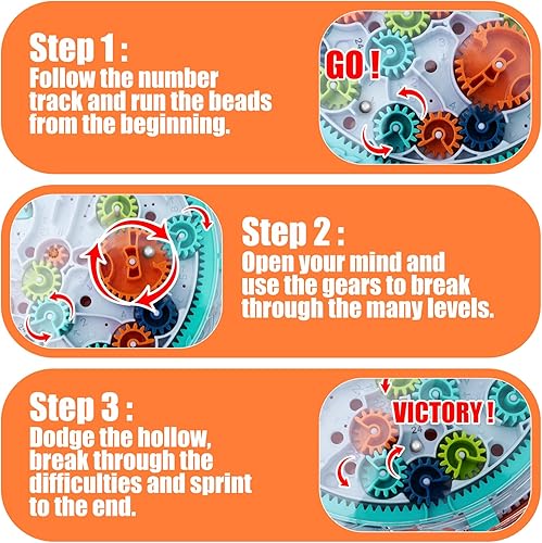 Miniatura 4 de Juegos de rompecabezas de laberinto para niños de 4 a 8 años, juguetes de laberinto de gravedad 3D para 3, 4, 5, 6, 7, 8, 9, 10, 11, 12 años,