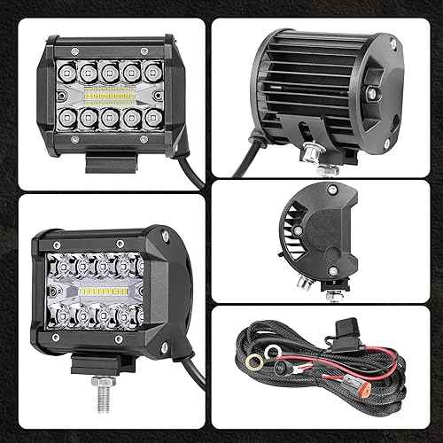 Miniatura 8 de Luces de cápsulas RGB de 4 pulgadas, 2 unidades de barra de luz LED RGB de 4 pulgadas, cápsulas de luz de persecución de color, luces multicolor
