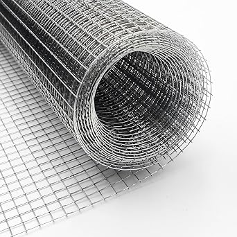 SS Wire Mesh 4 Mesh, 7.9 X 118 inch 304 Stainless Steel Completely Welded Wire Mesh,Easy to Cut and Install