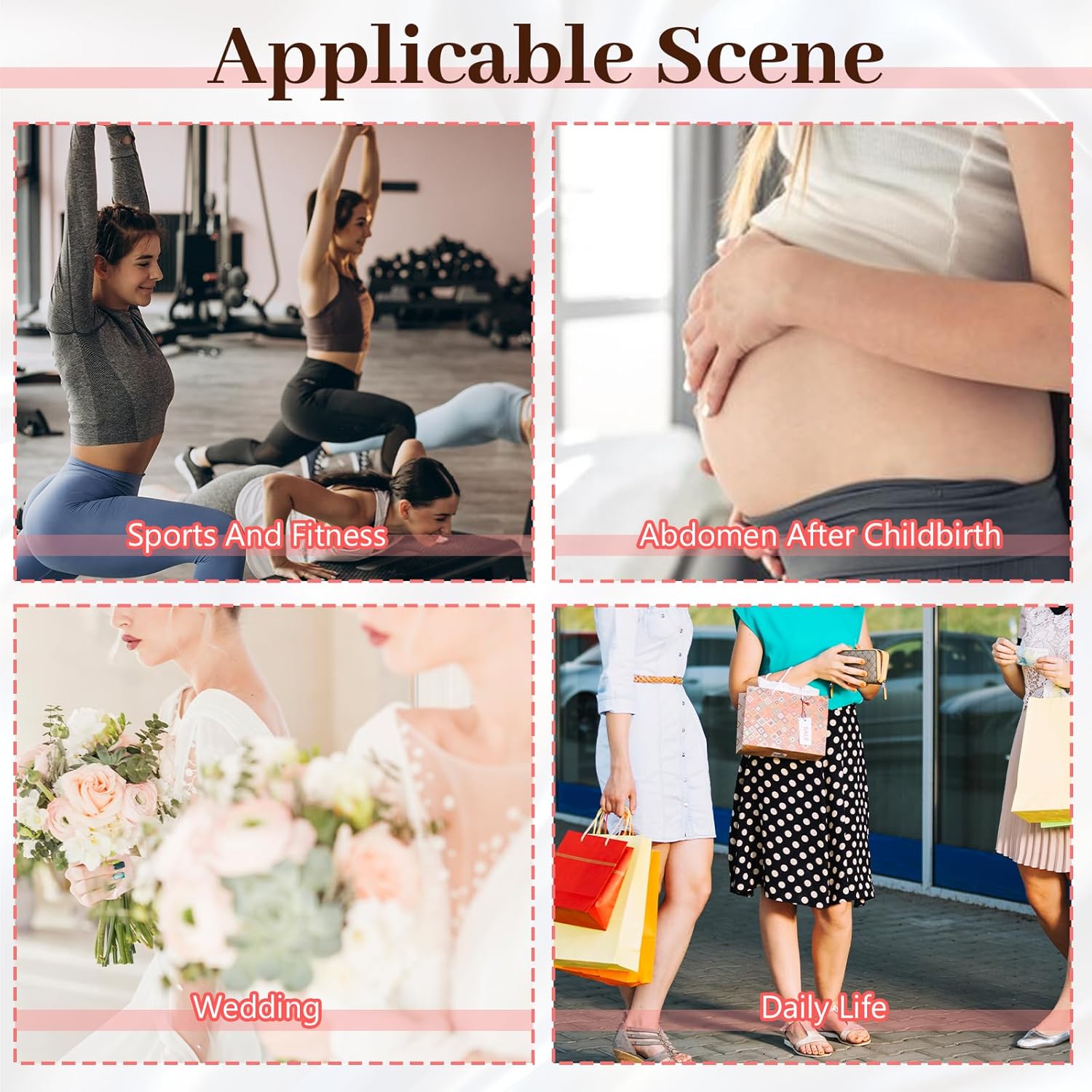 Waist Trainer for Women,Segmented Corset Waist Trainer, Breasted Design Waists Cincher Corset Shapewear for Exercise,Postpartum Bodyshaping,Tummy Control (Black) - Image 6