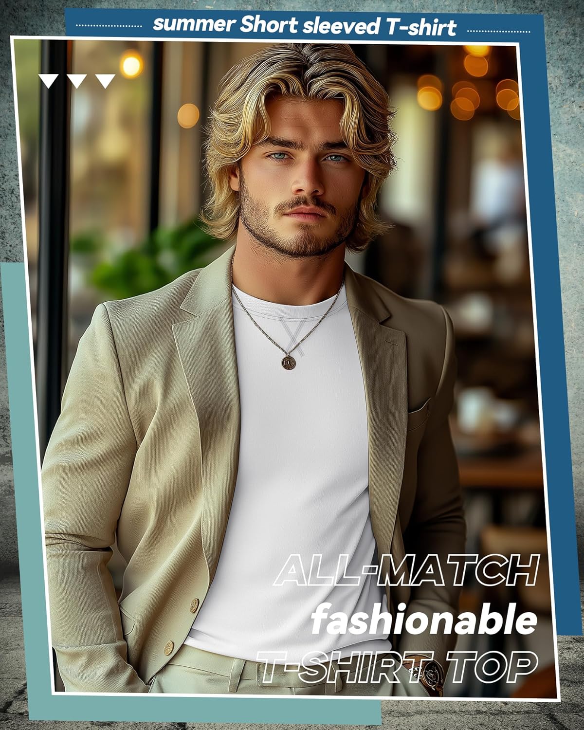 5 Pack Men's Big and Tall Short Sleeve T-Shirt, Summer Crew Neck Tees Slim Fit Shirts Athletic Pullover Tops