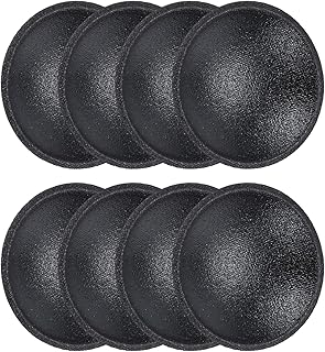 MECCANIXITY 8 Pcs Speaker Dust Cap 38mm/1.5" Outer Diameter Oiled Cloth Cap Dome Cap Subwoofer Coil Cover Caps for Speaker Accessories Repairing