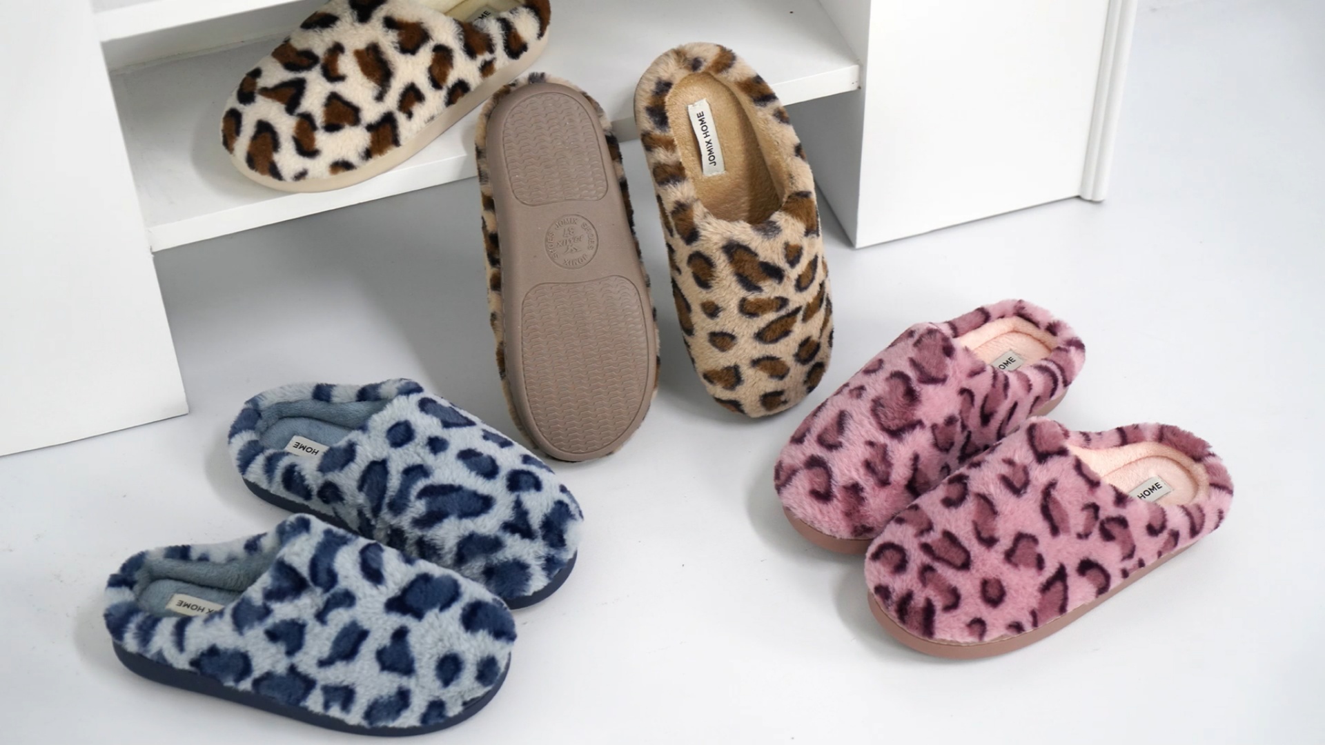 Sloffen Heren Dames pantoffels Winter Warm Traagschuim