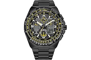 Citizen Eco-Drive Promaster Skyhawk A-T Black Ion-Plated Bracelet Watch | 46mm