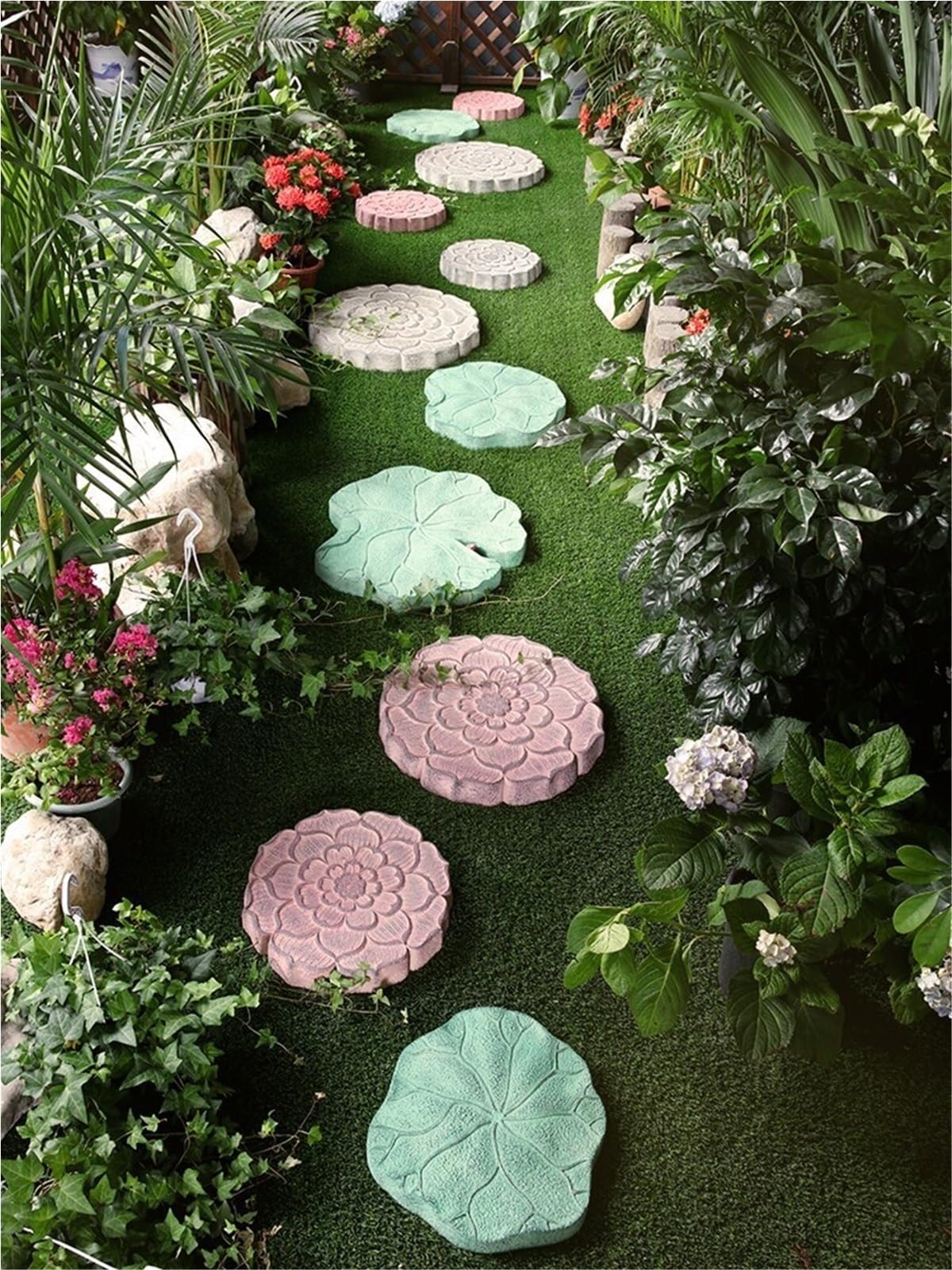 Pas Japonais Jardin Tremplins de jardin cour